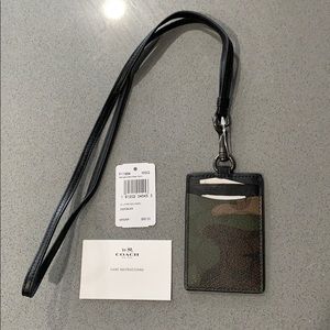 Coach credit card lanyard